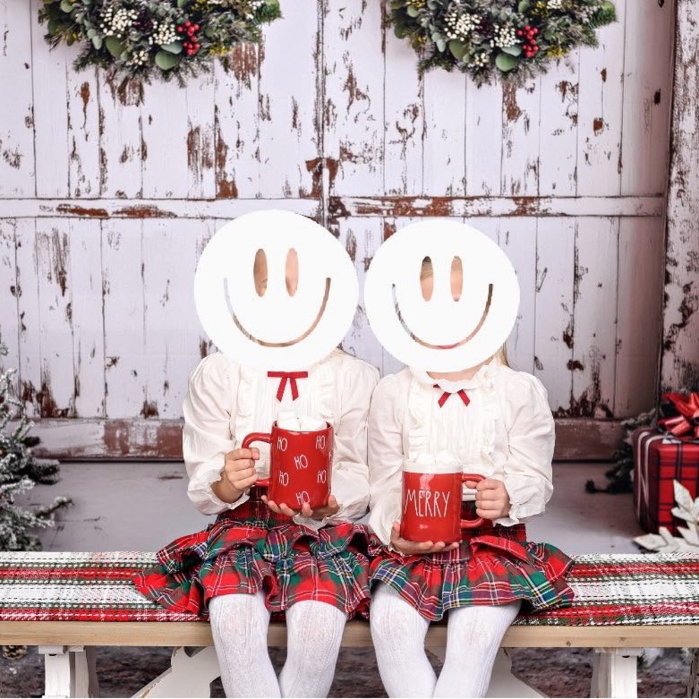 Janie and Jack Red and White Plaid Kids Formal Dresses